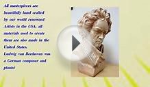 Ludwig Van Beethoven Bust Famous Music Composer Artist