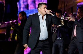 Banda Sinaloense MS on stage during the 2015 Premios Tu Mundo at the American Airlines Arena on Aug. 20, 2015 in Miami, Fl.