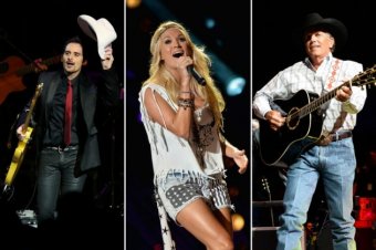 Brad Paisley Carrie Underwood George Strait